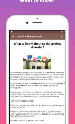 Social Anxiety Disorder Learning 2