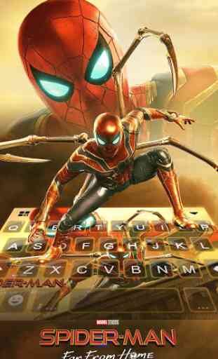 Spiderman Far From Home Tastatur-Thema 2