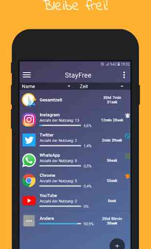 StayFree - Telefonverwendung Tracker 1