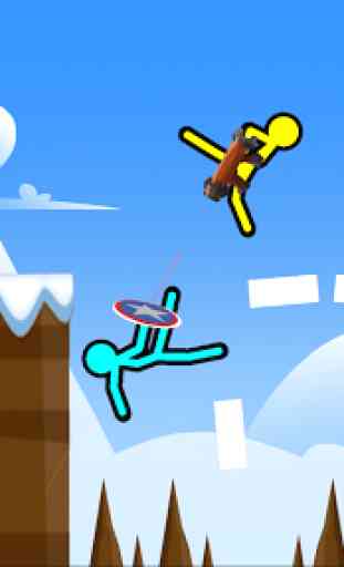 Supreme Stickman Fight Battle - Two player game 1