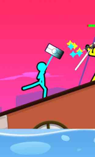 Supreme Stickman Fight Battle - Two player game 2