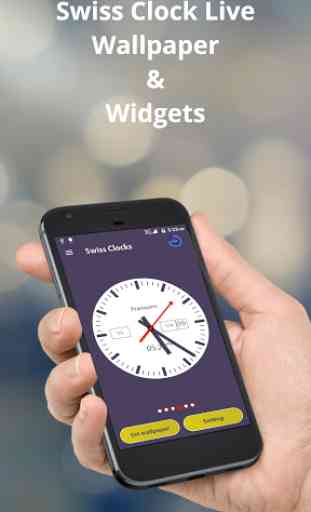 Swiss Clock Live wallpaper & widgets 1