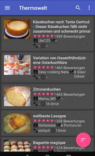 Thermowelt (Android-App Thermomix ® Rezeptwelt) 2