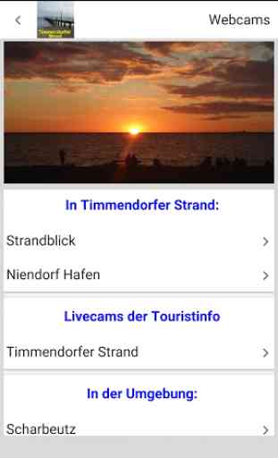 Timmendorfer Strand - Niendorf App für den Urlaub 2