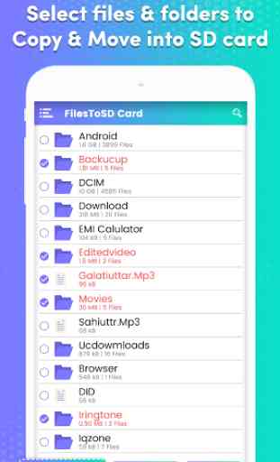 Transfer phone to SD Card – FilesToSd Card 3