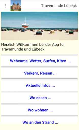 Travemünde + Lübeck App für den Urlaub 1