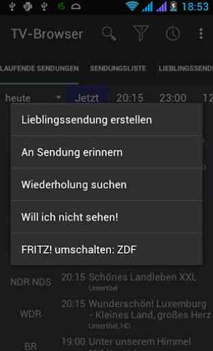 TV-Browser Switch FRITZ! DVB-C 1