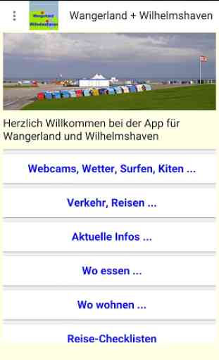 Wangerland Wilhelmshaven App für den Urlaub 1