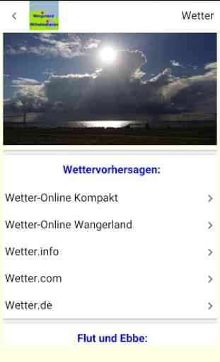 Wangerland Wilhelmshaven App für den Urlaub 3