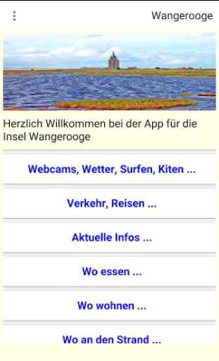 Wangerooge App für den Urlaub 1