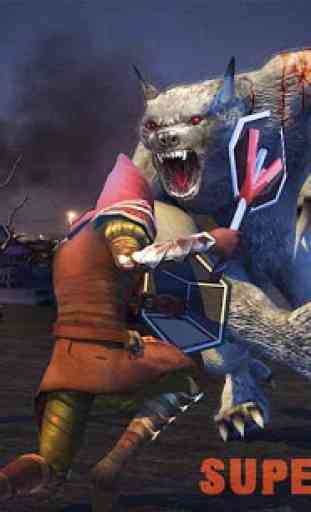 Werwolf Monster Jäger 3D: Großer Fuß Jagd Spiele 3