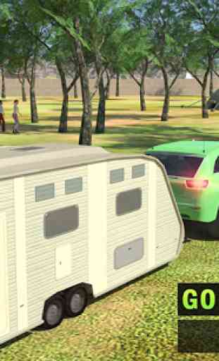 Wohnmobil Van LKW Simulator: Kreuzer Auto Anhänger 1