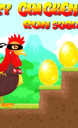 Angry Chicken Run Subway - Freies Spiel 1