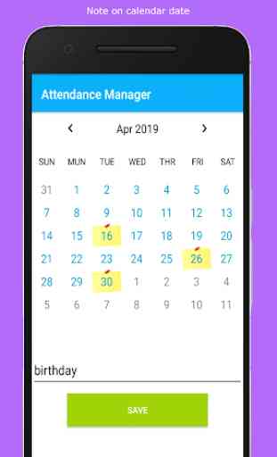 Attendance Manager 3