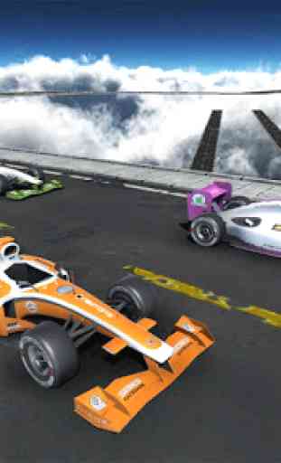 Auto-Stunt-Rennen Formel-Autos 2