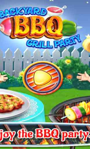 Backyard BBQ Grill Party - Grill Kochen Spiel 1