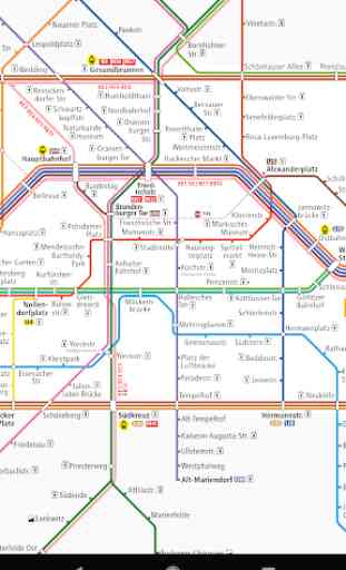 Berlin Liniennetz S und U Bahn (Offline) 2