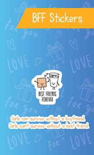 BFF Sticker For Chat- WAStickerApps 1