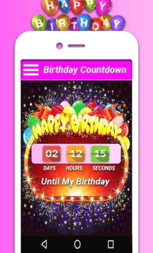 Birthday App – Special Birthday Countdown 3