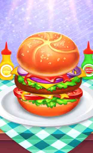 Burger Hersteller Küche Restaurant 1