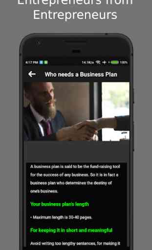 Business Plan for Entrepreneurs 4