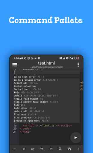 Code editor - Edit JS, HTML, CSS, Files 4