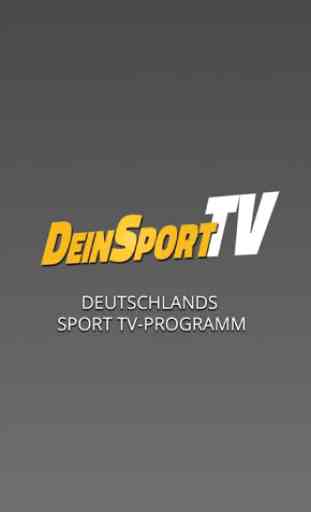 DeinSportTV Deutschlands Sport TV-Programm 1