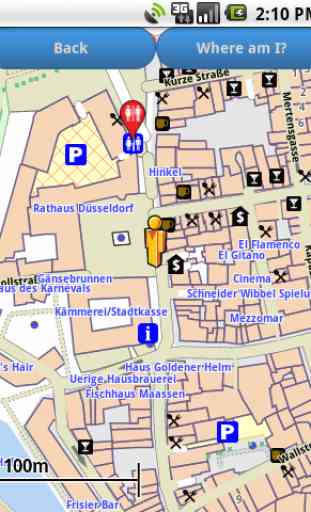 Dusseldorf Amenities Map 1