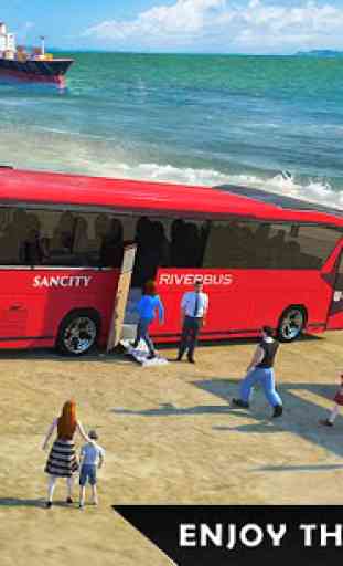 Fluss Bus Bedienung Stadt Tourist Bus Simulator 1