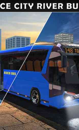 Fluss Bus Bedienung Stadt Tourist Bus Simulator 2