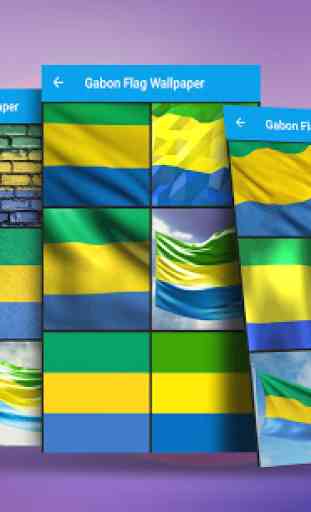 Gabon Flag Wallpaper 3