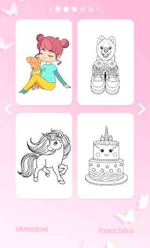 Girls Coloring Book - Color by Number for Girls 4
