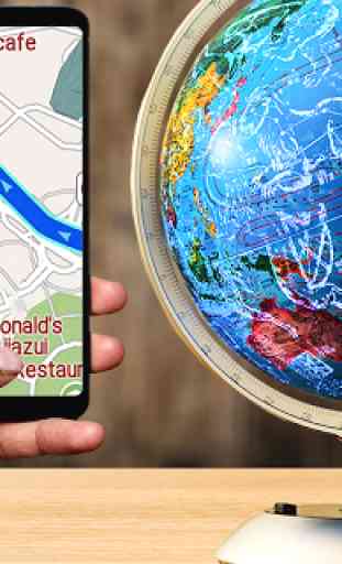 GPS Navigation & Richtung - Finden Route, Karte 1
