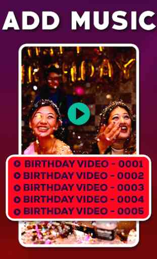 Happy Birthday Video Maker 3