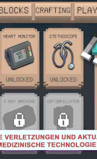 Hospital Craft: Medizinische & bauen Spiele 3