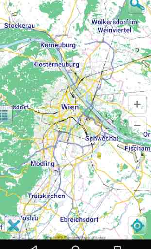 Karte von Wien offline 1