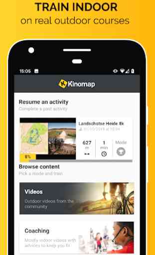 Kinomap - Video indoor training 1