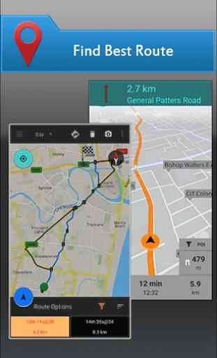 Kostenlose Offline Karten & GPS Navigation für 2