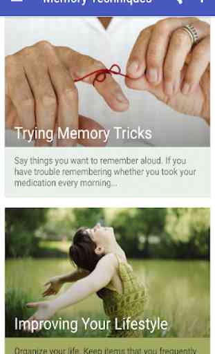 Memory Techniques 2