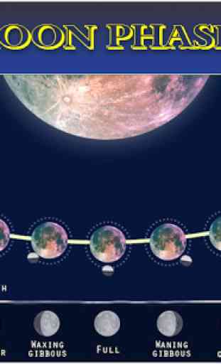 Mondphasen - Lunar Eclipse Kalender Widget 1
