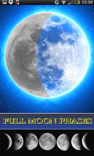 Mondphasen - Lunar Eclipse Kalender Widget 4