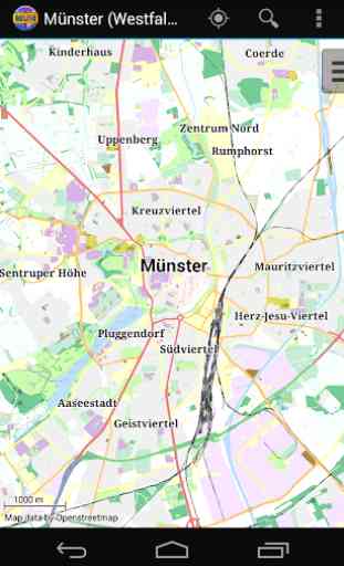 Münster Offline Stadtplan 1