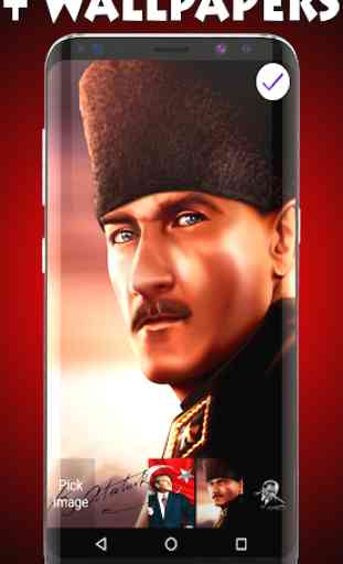 Mustafa Kemal Ataturk Lock Screen & Wallpaper 3