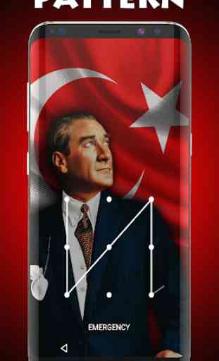 Mustafa Kemal Ataturk Lock Screen & Wallpaper 4