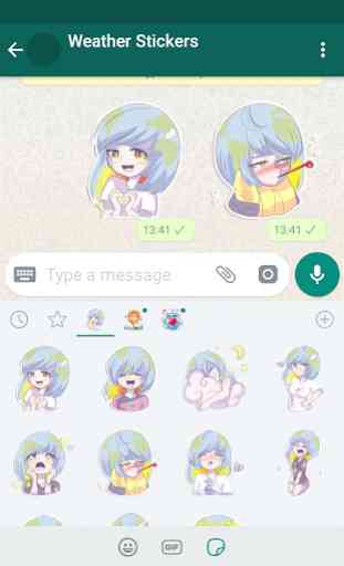 New WAStickerApps ⛅ Weather Stickers For WhatsApp 4