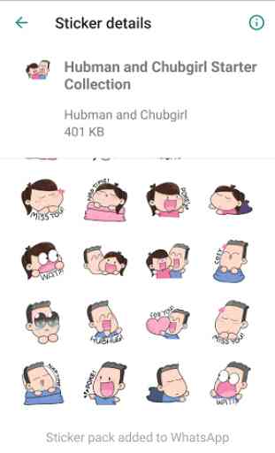 Official Hubman and Chubgirl Stickers for Whatsapp 3