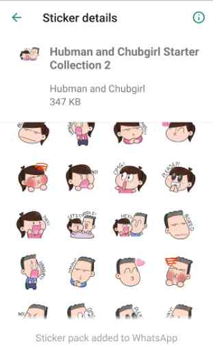 Official Hubman and Chubgirl Stickers for Whatsapp 4