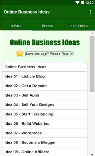 Online Business Ideas 2
