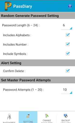 Passdiary Password Manager and Secure Wallet 4