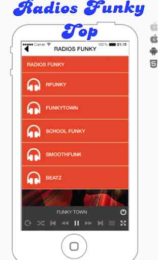 Radios Funky Online. Música Funky en streaming. 2